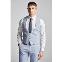 Antique Rogue Slim Fit Cloud Blue Waistcoat by Suit Direct