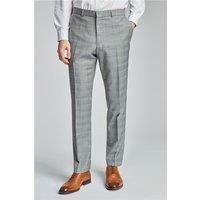 Ted Baker Slim Fit Grey Prince Of Wales Check Men's Trousers