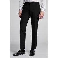 Limehaus Tailored Fit Black Men's Trousers by Suit Direct