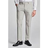 Antique Rogue Slim Fit Pale Putty Check Men's Trousers. Beige by Suit Direct