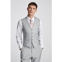 Ted Baker Slim Fit Antila Cool Grey Waistcoat by Suit Direct