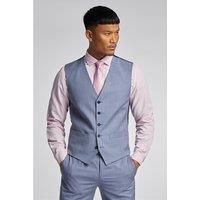 Antique Rogue Slim Fit Pale Blue Waistcoat