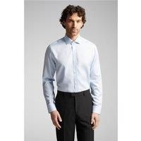 Blue Alexandre of England Mens Shirt, Long Sleeve, Egyptian Cotton, Tailored Fit