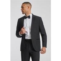 Everyday Occasions Slim Fit Tuxedo Black Men's Suit Tailored Fit Jacket by Suit Direct