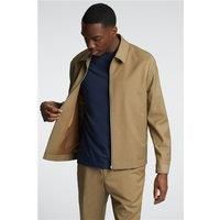 Limehaus Relaxed Fit Tobacco Zip Jacket