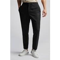 Limehaus Slim Fit Black Drawstring Men's Trousers