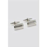 Grey Men's Suit Jacket Direct Rectangle Curved Cufflinks