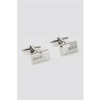 Grey Men's Suit Jacket Direct Crystal Cufflinks by Suit Direct