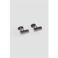 Men's Suit Jacket Direct Silver Barrel Cufflinks