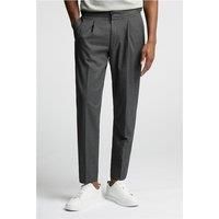 Melka Charcoal Grey Men's Trousers by Suit Direct