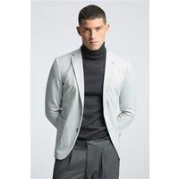 Farah Slim Fit Grey Mini Puppytooth Knit Mens Casual Blazer by Suit Direct