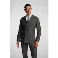 Alexandre of England Tailored Fit Fawn Flannel Grey Men's Suit Jacket by Suit Direct