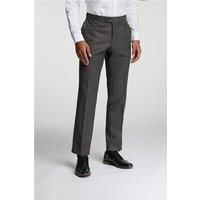 Alexandre of England Tailored Fit Fawn Flannel Men's Trousers. Grey by Suit Direct