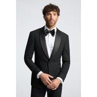 Limehaus Slim Fit Black Tuxedo Men's Suit Jacket by Suit Direct