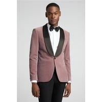 Antique Rogue Slim Fit Dusty Pink Velvet Men's Tuxedo Suit Jacket by Suit Direct