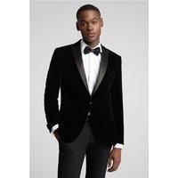 Antique Rogue Slim Fit Black Velvet Men's Tuxedo Suit Jacket by Suit Direct