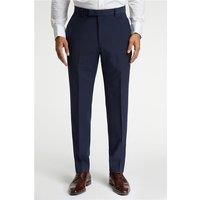 Racing Green Regular Fit Dark Blue Plain Men's Suit Trousers by Suit Direct