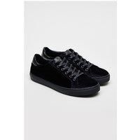 Antique Rogue Black Velvet Kimber Trainers by Suit Direct