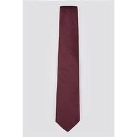 Limehaus Burgundy Satin Tie Red by Suit Direct