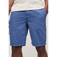 Superdry Men's Vintage International Shorts, Blue