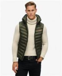 Superdry Mens Hooded Fuji Padded Gilet Size M