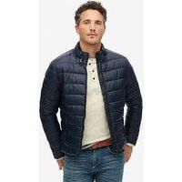 Superdry Men/'s Lightweight Padded Jacket A4, Eclipse Navy Blue, S