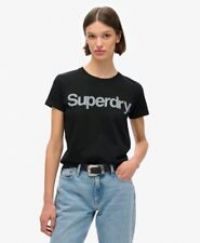 Superdry Womens Core Logo City Fitted T-Shirt Size 8