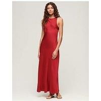 Superdry Women/'s Party Dress, Red Dahlia, 12