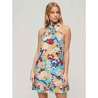 Superdry Womens Sleeveless Printed Mini Dress