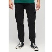 Superdry Parachute Cargo Slim Trousers - Black