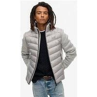 Superdry Storm Knit Hybrid Parker Jacket - Grey