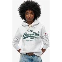 Superdry Embroidered Vl Graphic Hoodie - Grey