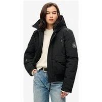 Superdry City Padded Bomber Jacket L Black