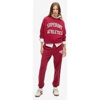 Superdry Athletic Essentials Boyfriend Jogger - Red