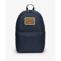 Superdry Patched Montana Backpack - Navy