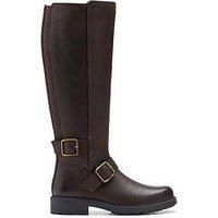 Clarks Orinoco2 Tall Brown Leather Knee High