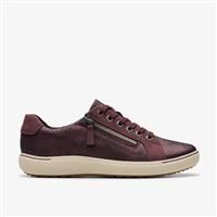 Ladies Clarks 'Nalle Lace' Leather Casual Lace Up Trainer Shoes