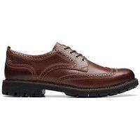 Clarks Men/'s Batcombe Far Oxford, Dark Tan Lea, 7 UK