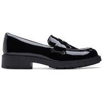 Clarks Women/'s Orinoco2 Penny Loafer, Black, 6 UK