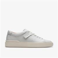 Clarks Men/'s Craft Swift Sneaker, White Leather, 6 UK