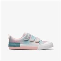 Clarks FoxingBrill K. Sneaker, Pastel, 9.5 UK Child