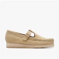 Clarks Originals Women's T-Bar Wallabee Suede Shoes - UK 8