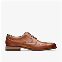 Mens Clarks 'CraftArlo Limit' Leather Smart Lace Up Brogue Shoes - G & H Fit