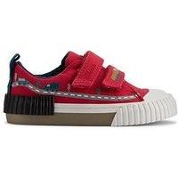 Clarks Foxingtruck T Textile Canvas in Red Standard Fit Size 5