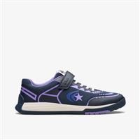 Clarks CICA Star Flex Youth Textile Trainers in Size 5.5 Blue