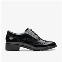 Clarks Havisham Oak Brogue - Black Pat