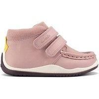 Clarks Noodle Play Toddler Leather Boots In Dusty Pink Size 5