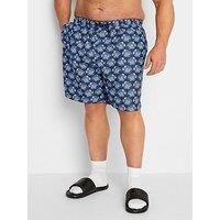 Badrhino Fish Swim Shorts - Navy