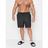 Badrhino Bad Rhino Plain Cargo Swimshort - Black