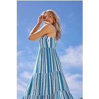 M&Co Womens Striped Maxi Dress